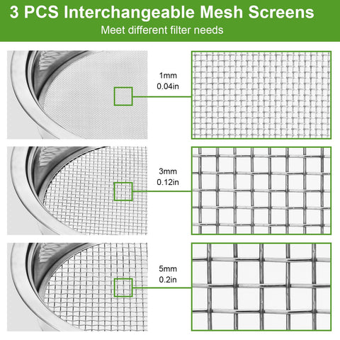 FLOLXNB mesh-screen 1mm for fine soil separation