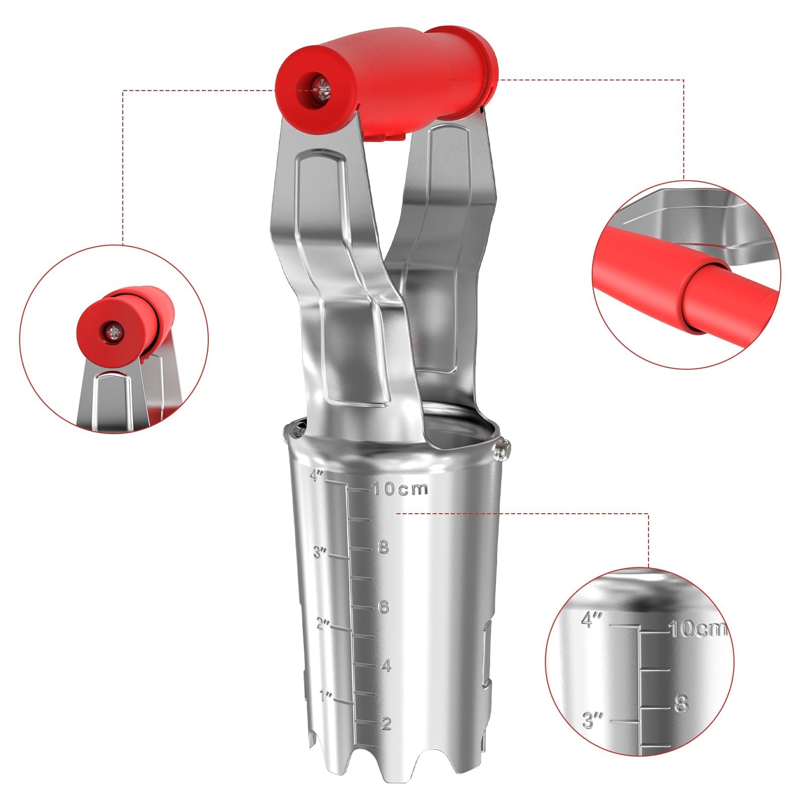 Versatile tool for bulbs, seedlings, and small plants.