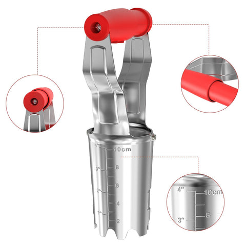 Versatile tool for bulbs, seedlings, and small plants.