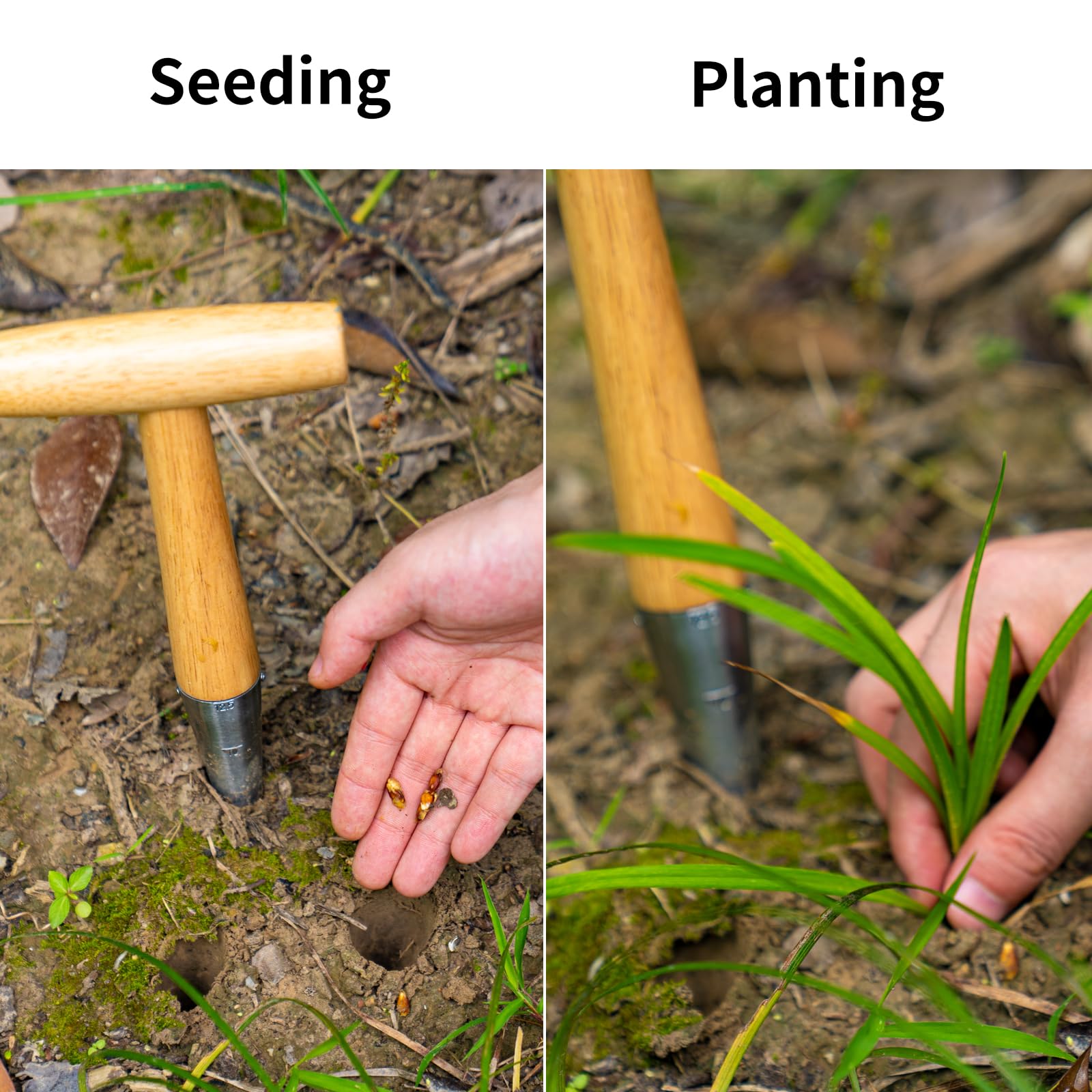 FLORA GUARD dibber stores neatly with its convenient hanging hole