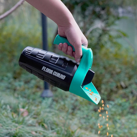 FLORA GUARD durable, spill-resistant design keeps seeds and salt contained.