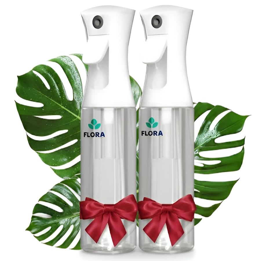 Flora Premium Plant Mister bottle pour shows easy-grip design for precise watering.