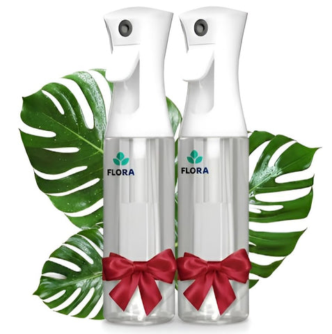 Flora Premium Plant Mister bottle pour shows easy-grip design for precise watering.