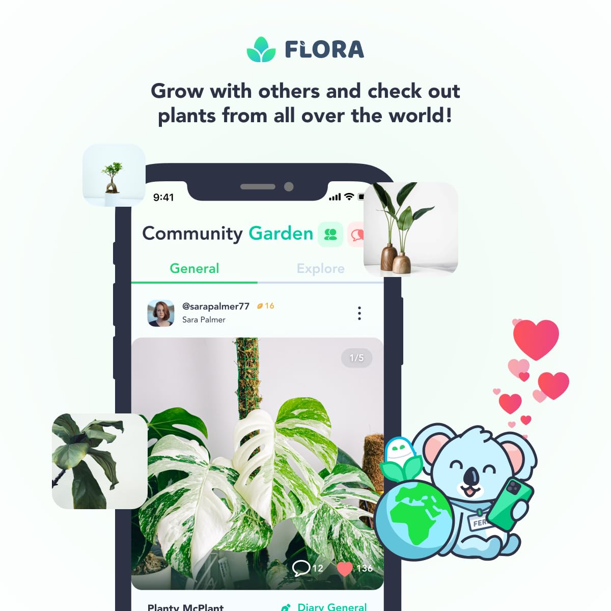Flora Premium Plant Mister ergonomic-hold supports comfortable misting sessions.