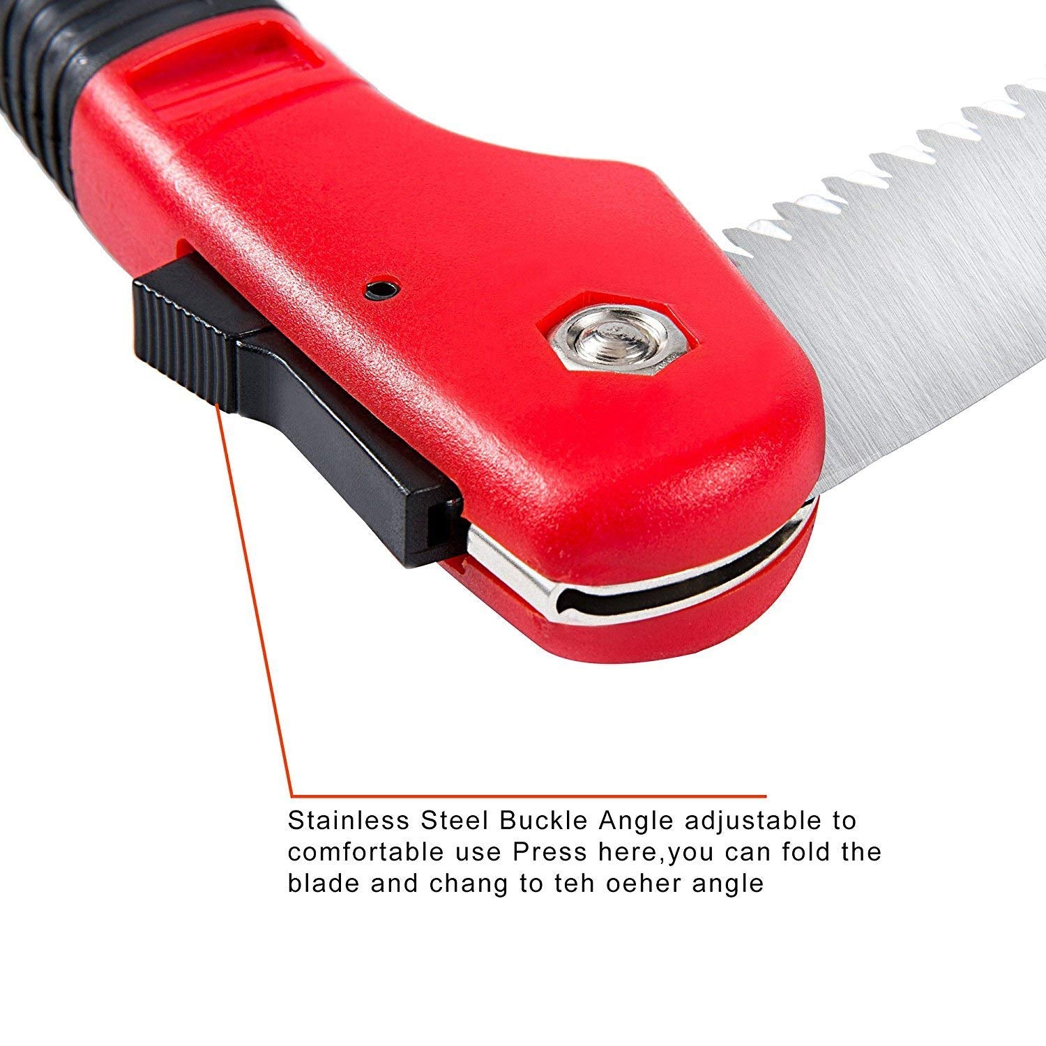 FLORA GUARD high-carbon steel blade for durable cutting performance.