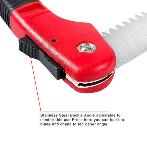 FLORA GUARD high-carbon steel blade for durable cutting performance.