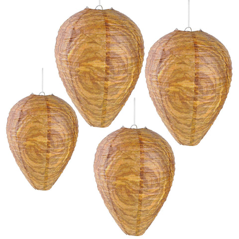 FloraSea wasp nest decoy package contents for outdoor hanging and protection
