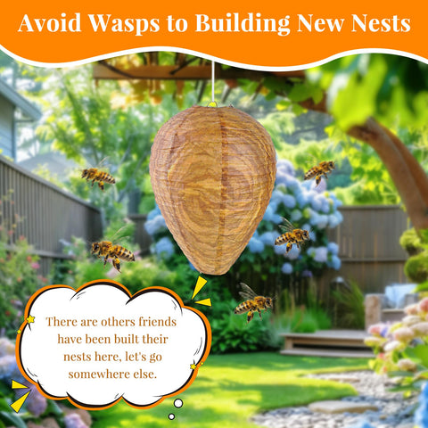 FloraSea paper wasp trap unfolded size eight by eleven inches for placement