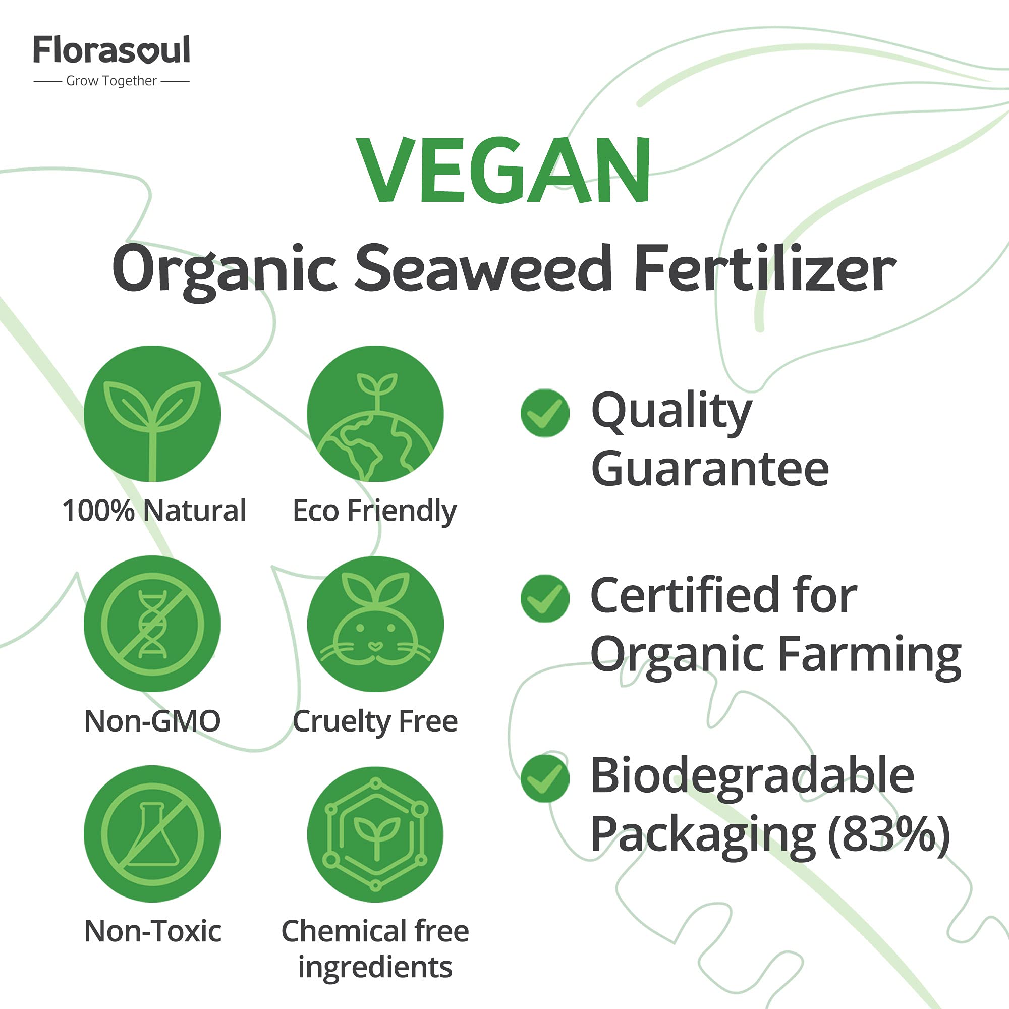 Florasoul flakes near plant roots promote robust root growth.