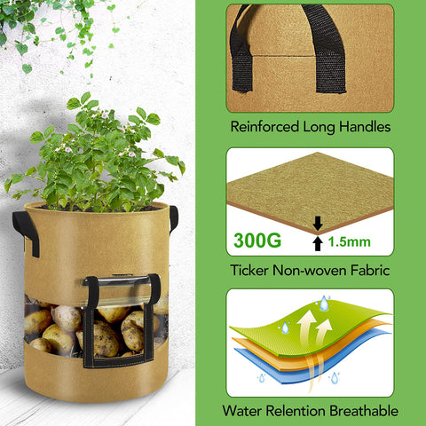 Florelf 3-pack includes plant labels and lens hoods for organized gardening