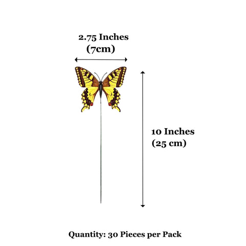 FLORO butterfly stakes offer durable outdoor use in pots, beds, or patios.