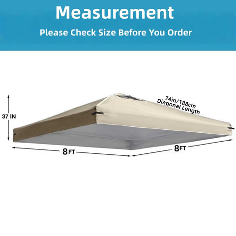 FLOUREE canopy top with adjustable straps enables secure, wrinkle-free installation.