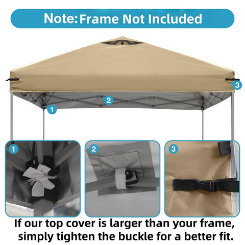 FLOUREE replacement top is easy to attach in minutes without tools.