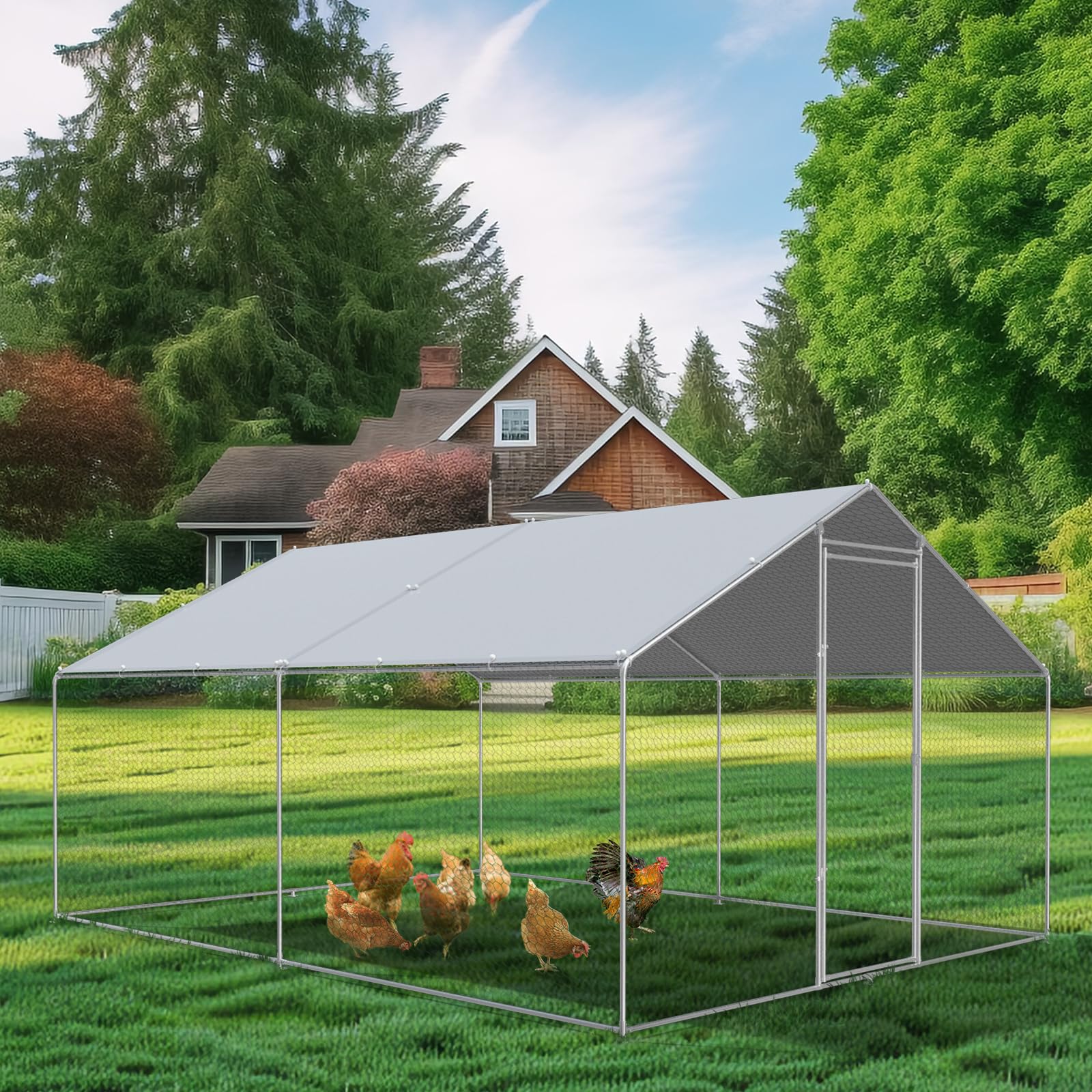 FLOUREE versatile tarp for garden fencing and farm enclosures.