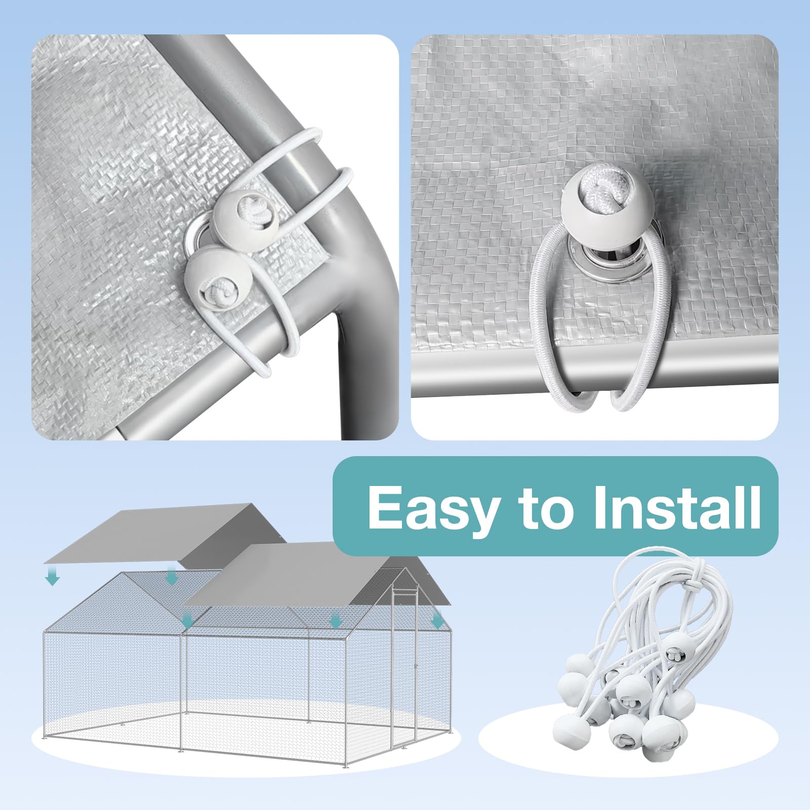FLOUREE quick-install design for fast setup on standard frames.