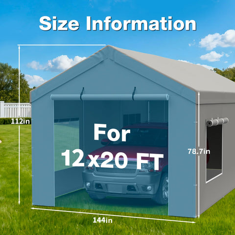 FLOUREE zipper door roll-up action for convenient entry.