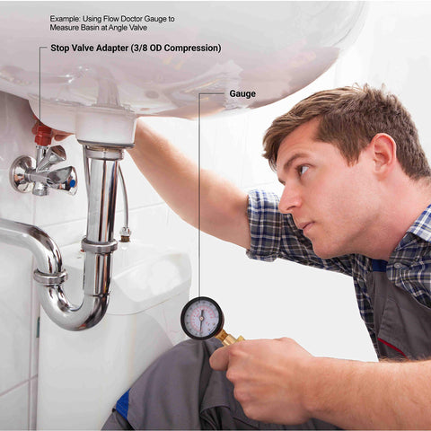 Flow Doctor durable black-steel casing with copper attachments for long-lasting testing