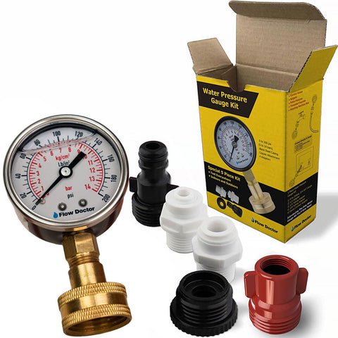 Flow Doctor quick-connect adapter showing easy SNAP FIT connection