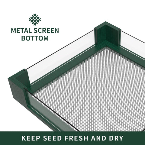 Flowafoli outdoor feeder with stable hanging reduces tipping in breezy conditions.
