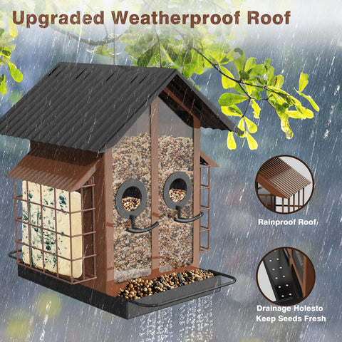 FlowaFoli transparent front panel allows easy seed level monitoring.