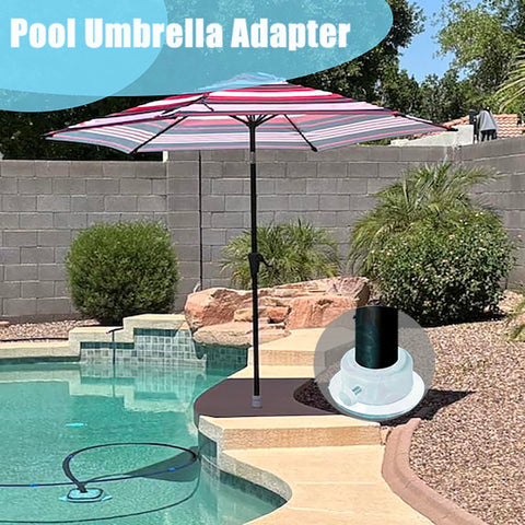 Flowerteen stabilizer protects umbrella from tilting in wind and rain