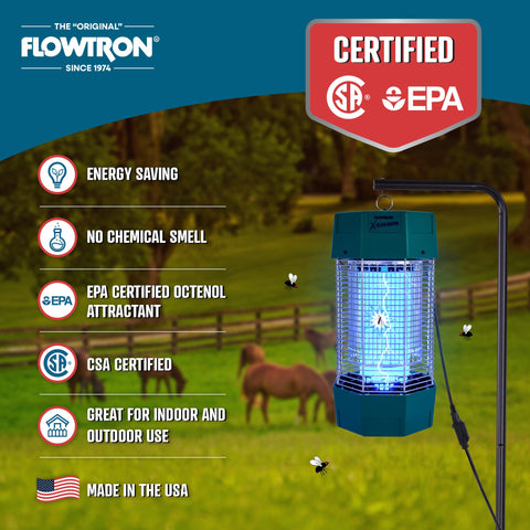 Flowtron ideal for backyard, deck, and porch use.
