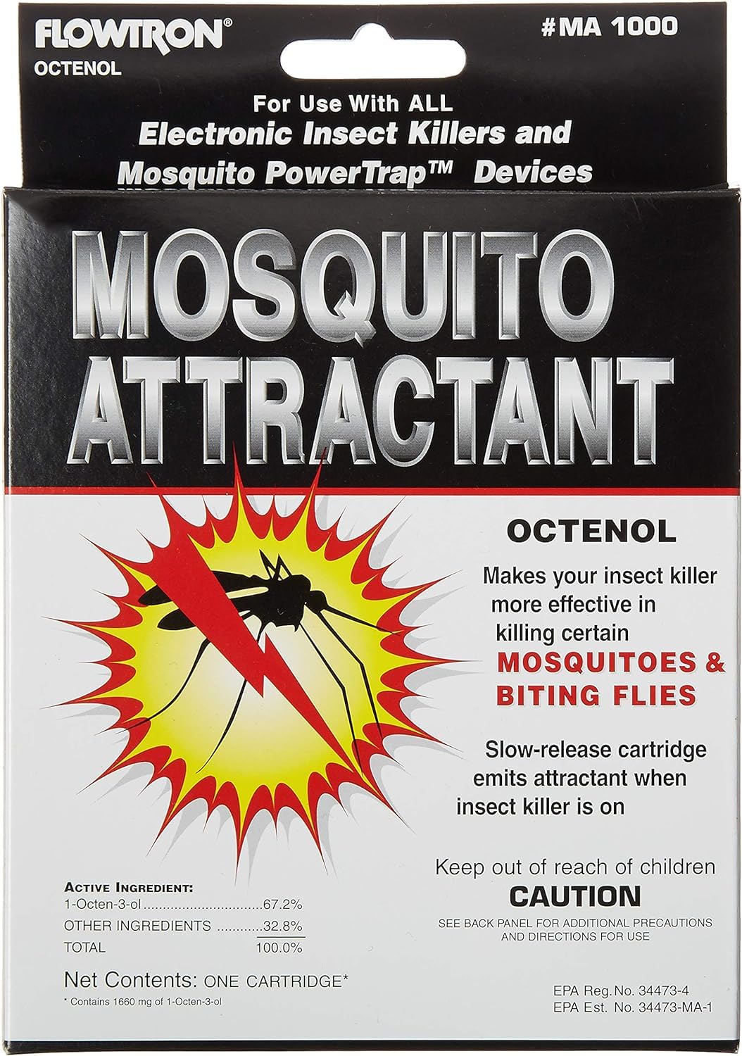 Flowtron Bug Zapper ideal for backyard patio areas.