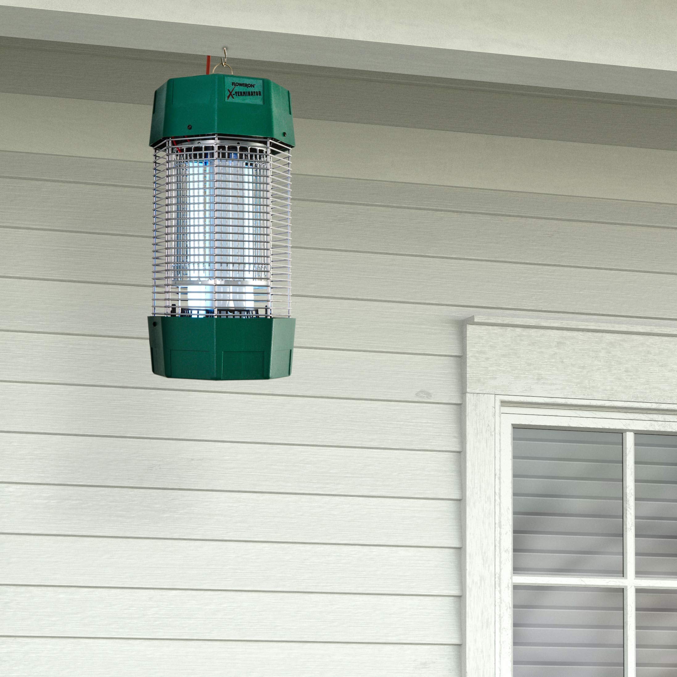 Flowtron dual lure method zapper with UV light and Octenol attracts more pests.