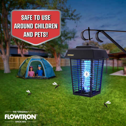Flowtron Made in USA with UL certification offers dependable outdoor protection.