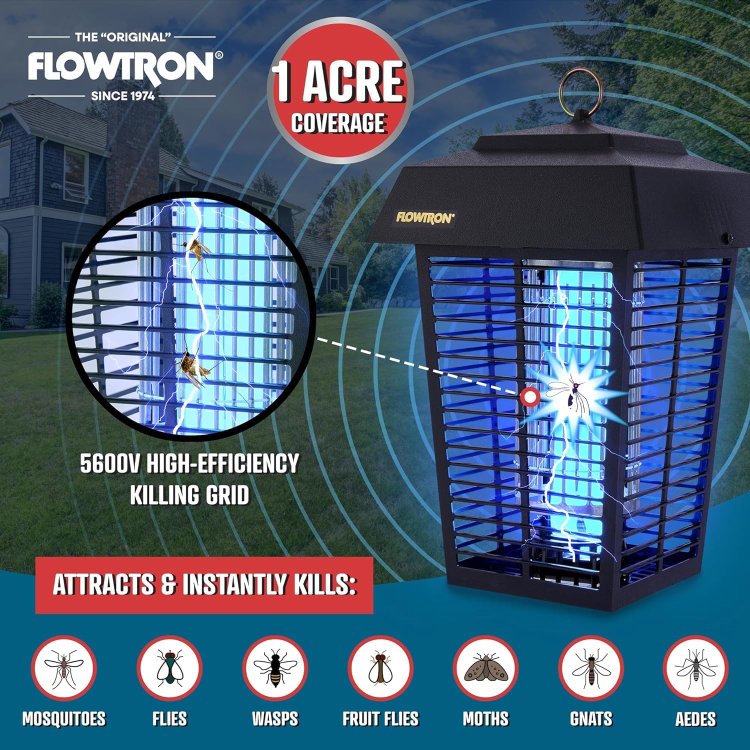 Flowtron Octenol attractant cartridge boosts mosquito lure.