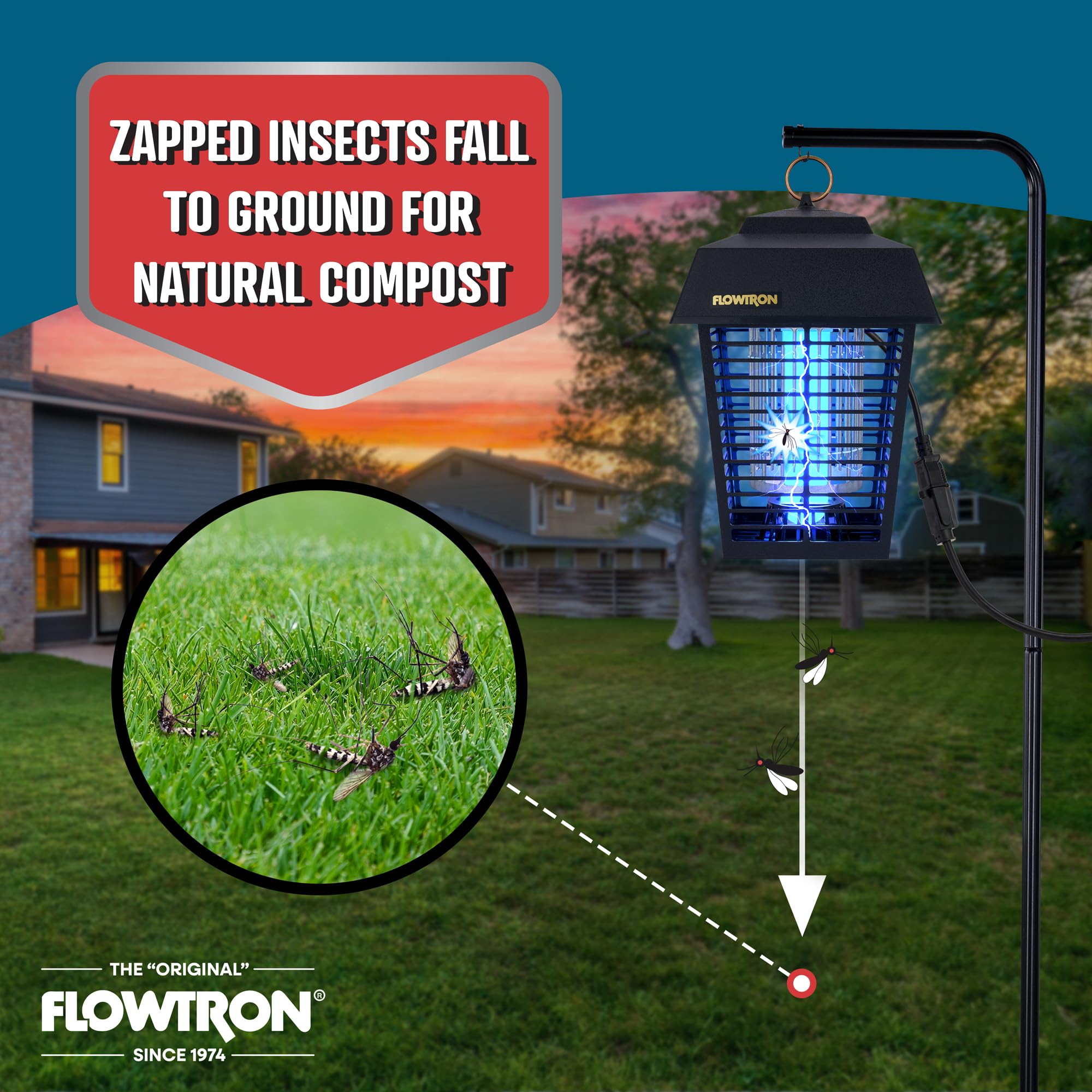 Flowtron zap-and-kill action helps reduce nuisance in backyard gatherings