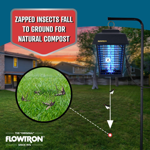 Flowtron zap-and-kill action helps reduce nuisance in backyard gatherings