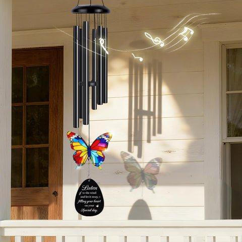 Flpoxzd garden wind chime adding gentle, soothing sound to outdoor decor