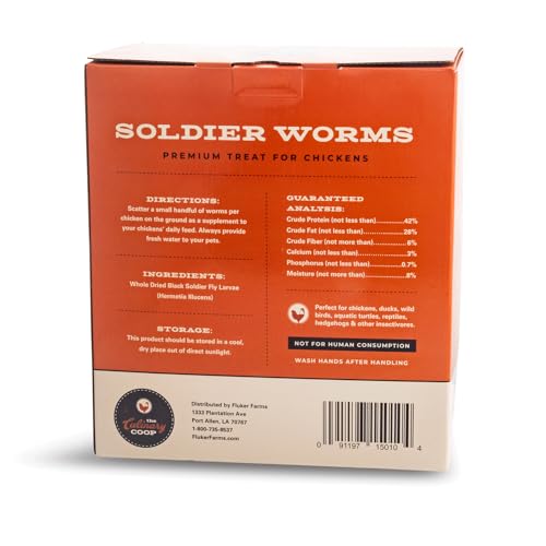 Fluker's soldierworms omega3-source shows nourishing enrichment for birds