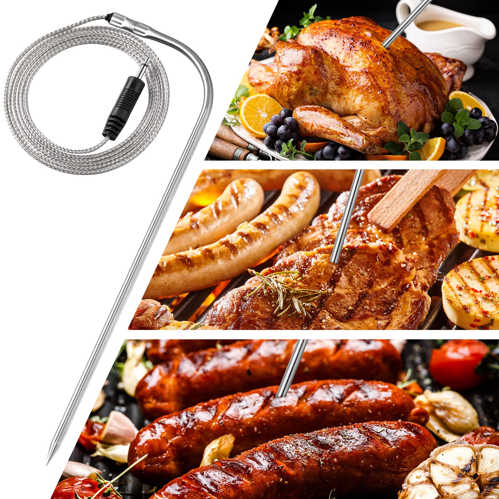 Flutesan PTFE insulation shows safe, durable temperature probe insulation.