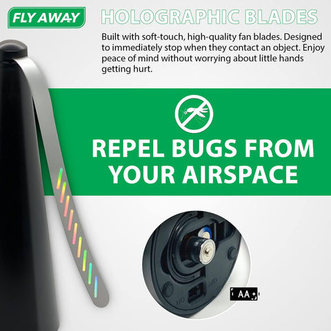 Fly Away eco-friendly pest deterrent reduces buzzing without sprays