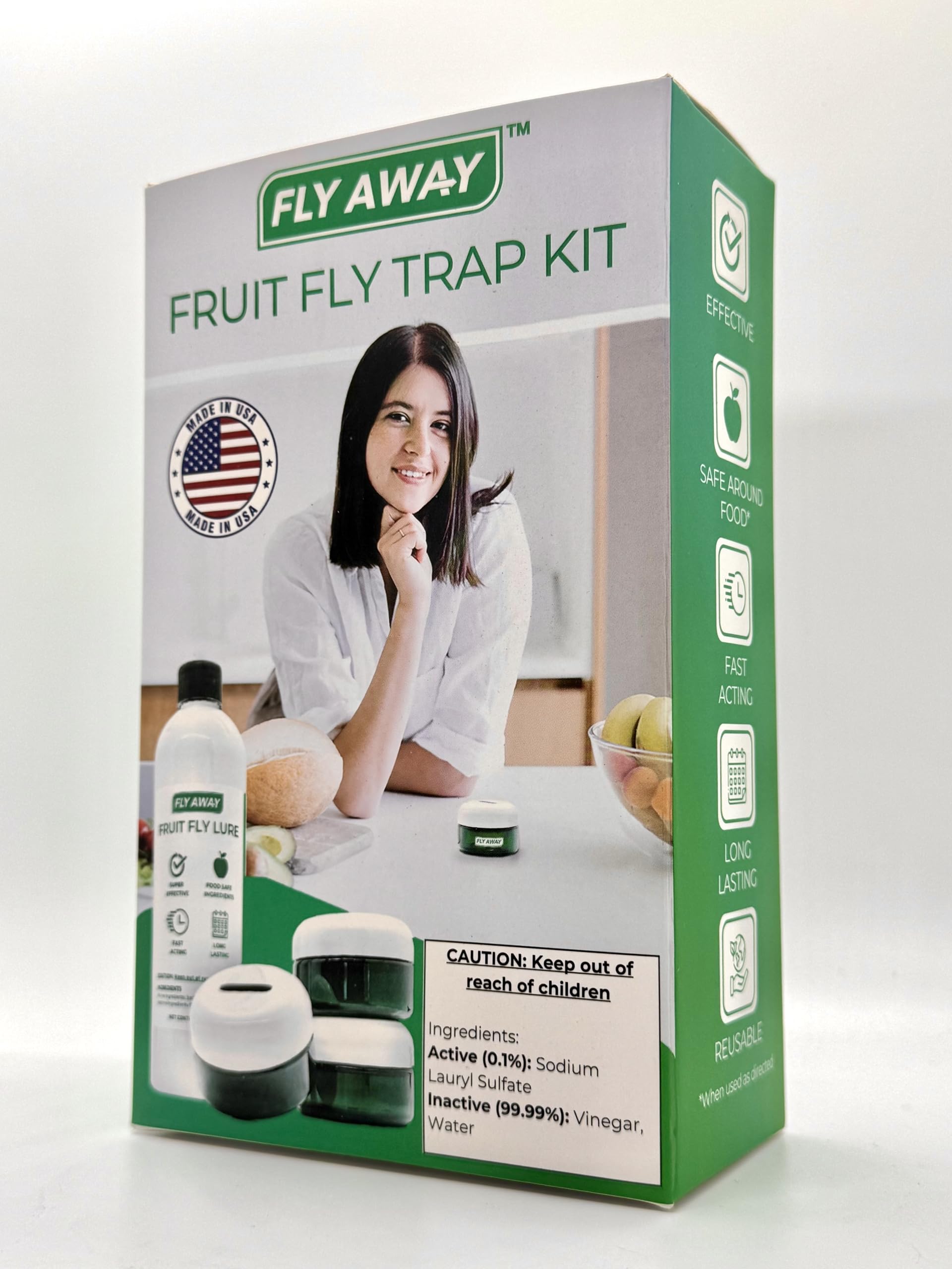 Fly Away provides long-lasting protection with ample attractant.