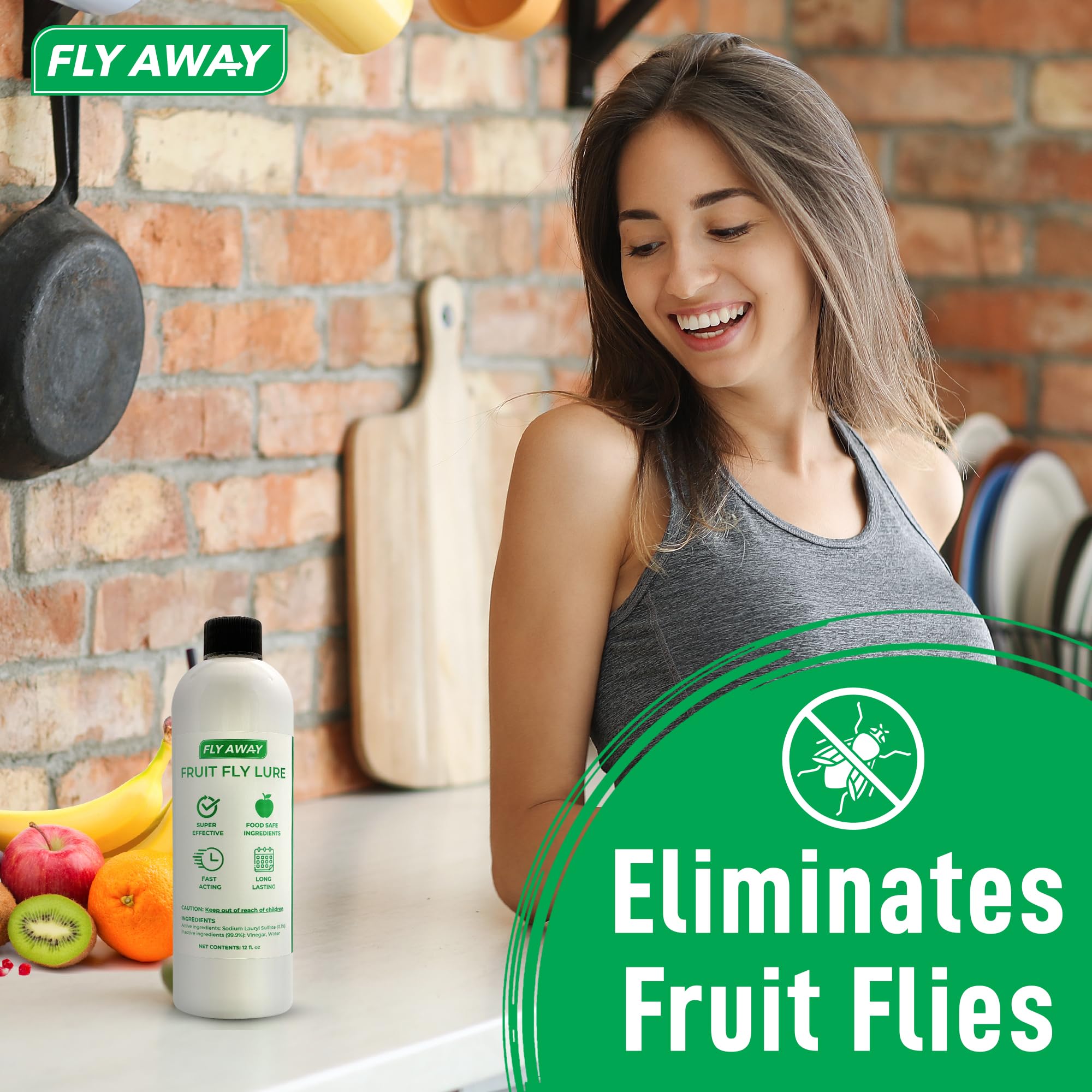 Fly Away Liquid Lure kit components set for easy setup and refills.