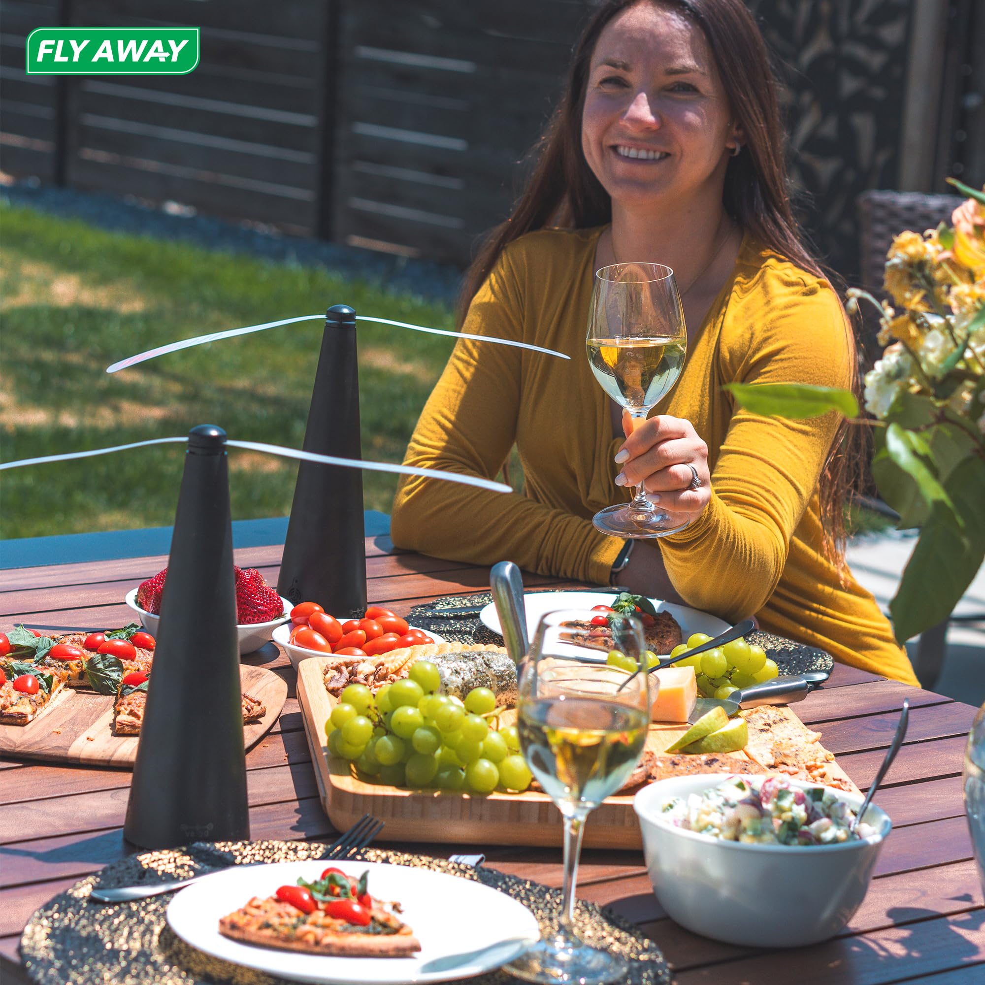 Fly Away ideal for patios, decks, and al fresco dining