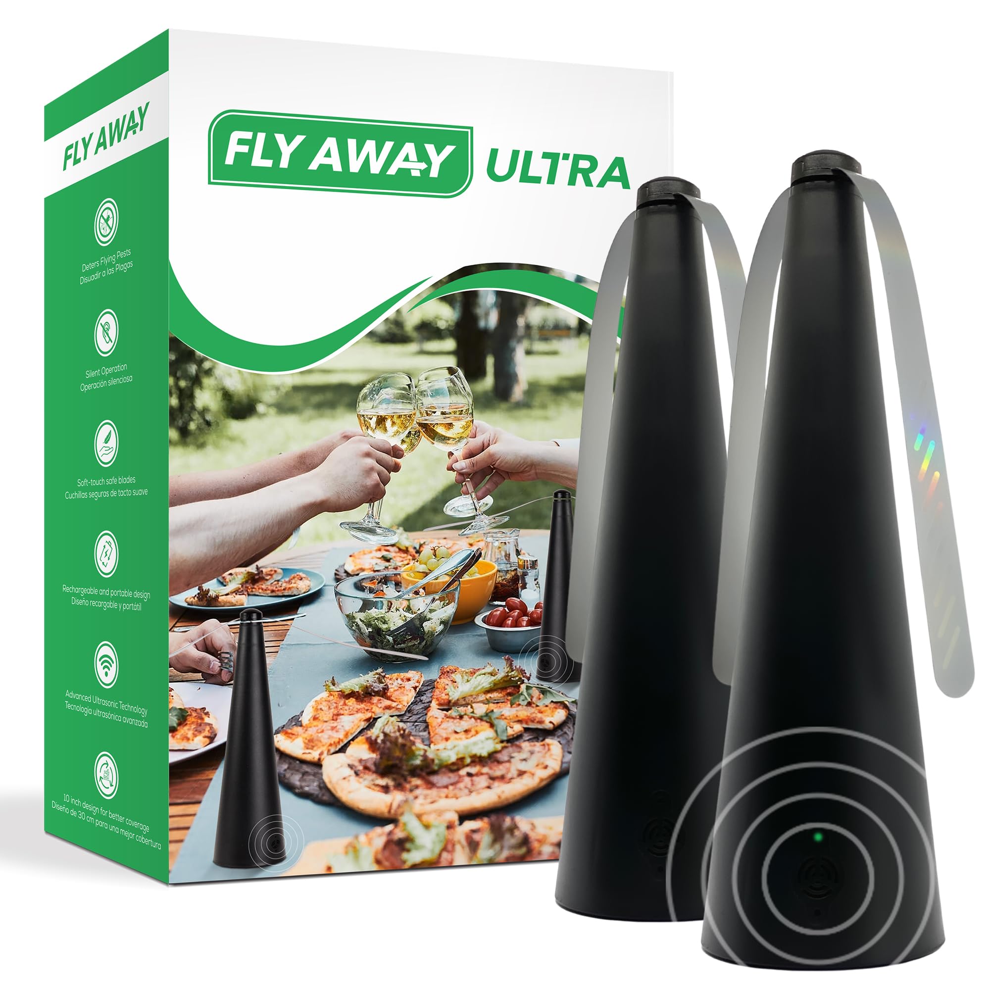 Fly Away Ultra battery-pack offers portable, long-lasting pest protection.