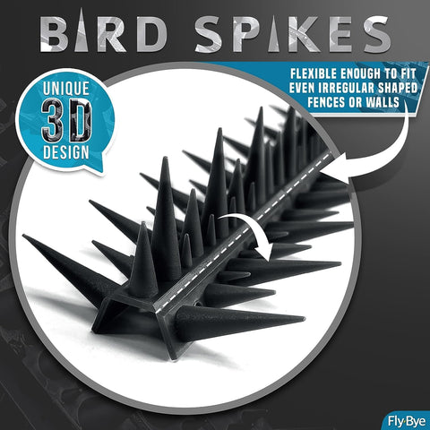 Fly-Bye landing-zone barrier keeps surfaces bird-free year-round.