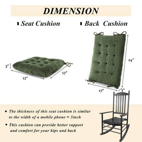FlyGulls crystal velvet fabric cushion green — velvet finish and durable feel