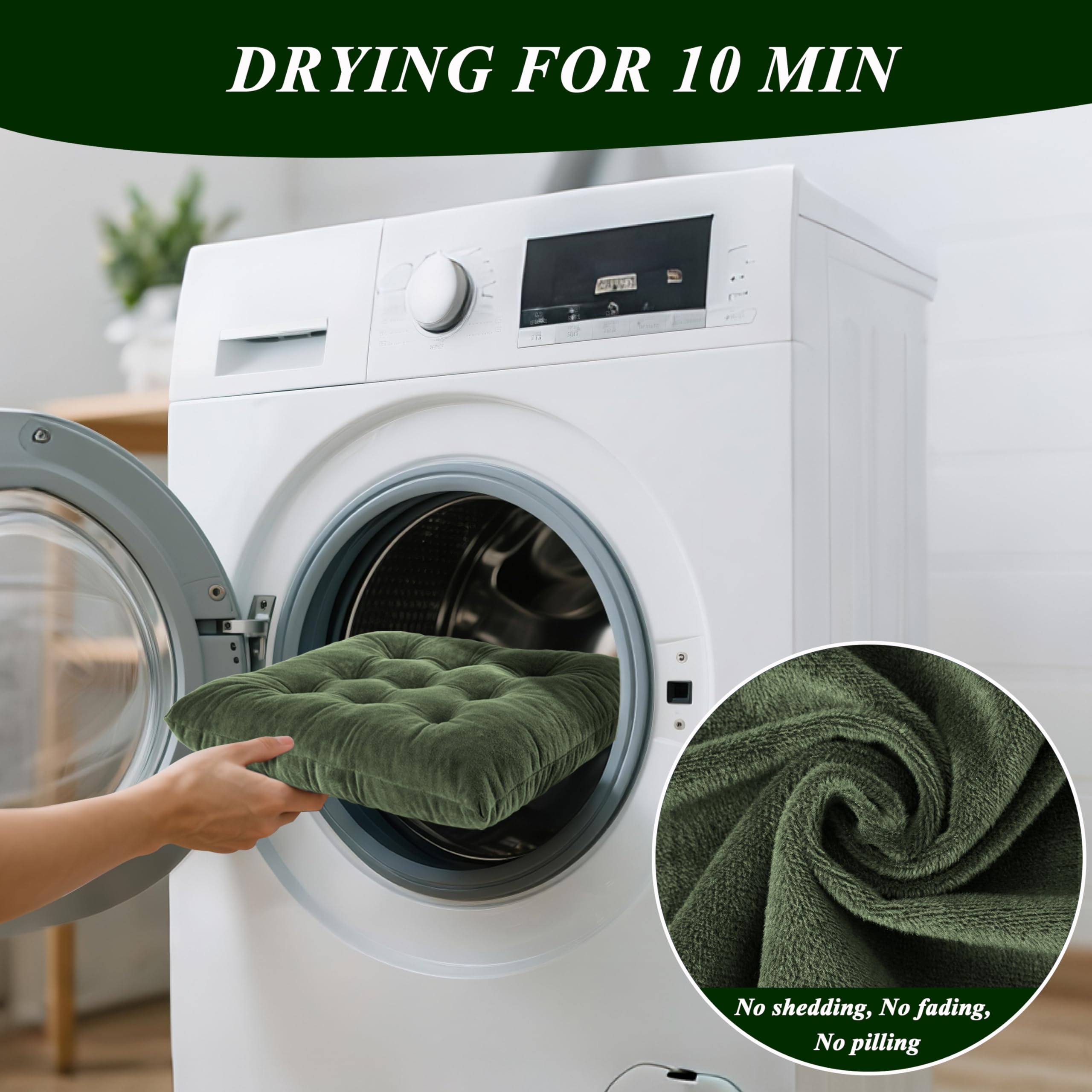 FlyGulls thick padding green — balanced support and softness for lasting comfort
