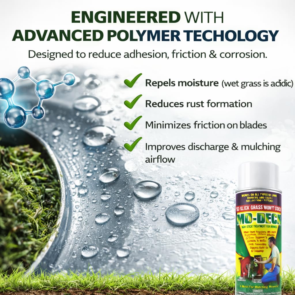 Flyleaf PRO Mo Deck Spray demonstrates easy-application via shake-and-spray technique.