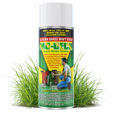 Flyleaf PRO Mo Deck Spray pressurized can in action for quick, even coverage.