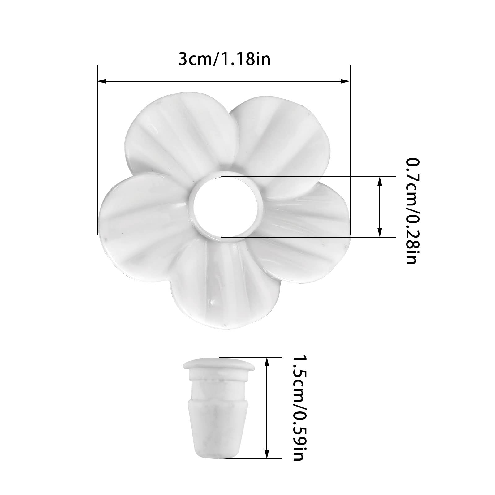 Flylin replaceable hummingbird flowers quick install for easy maintenance