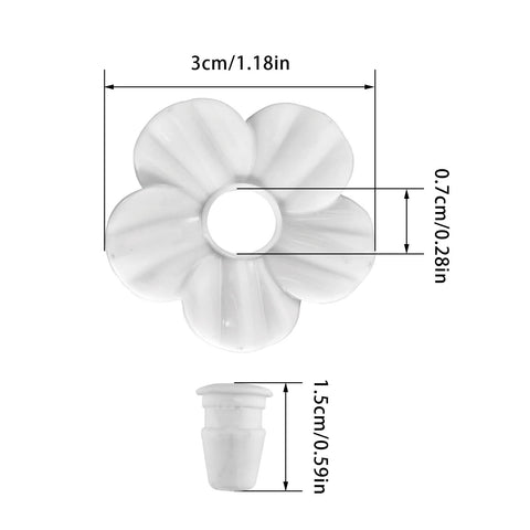 Flylin replaceable hummingbird flowers quick install for easy maintenance