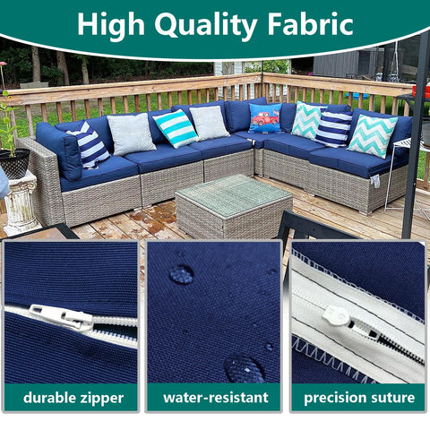 Flymei 2-pack cushion covers keep furniture refreshed between seasons.