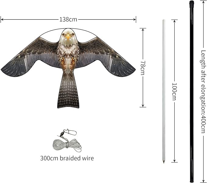 Flyonte 4m fibreglass pole assembly enables stable setup