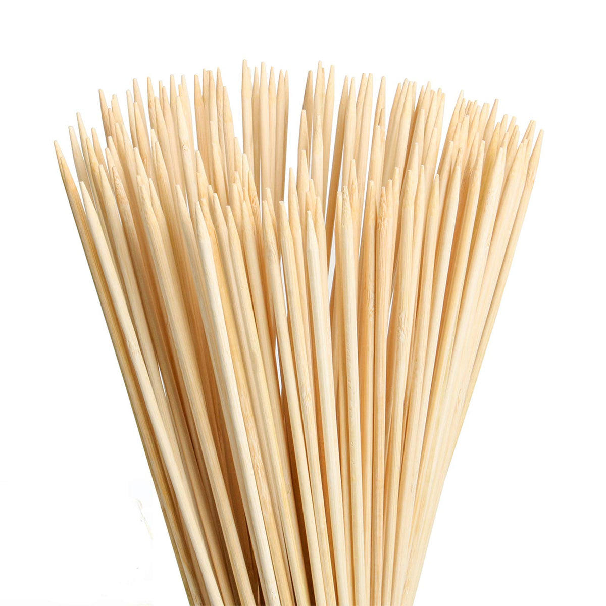 FLYPARTY bamboo roasting sticks 30-inch length for safe distance from the fire.
